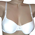 Carrie Amber Spreegirl White Contour Silicone Bra