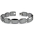 Tungsten Carbide Faceted Link Bracelet