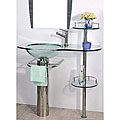 Neptune Tempered Glass Bathroom Sink