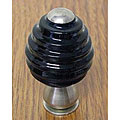 Cobalt Blue Glass Beehive Cabinet Knob