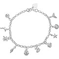 Sterling Silver Sea Life Charm Bracelet