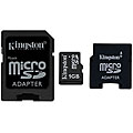 Kingston 1 GB Micro SD Card with Dual SD Adapters