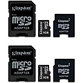 Kingston 1 GB Micro SD Card with Dual SD Adapters