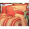 Tuscan Stripe Full/ Queen Duvet Cover Mini Set