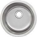 Flush or Undermount Round Kitchen Prep Sink