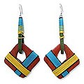 Wood 'Summer Joy' Earrings (Thailand)