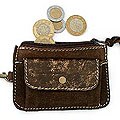 Leather 'Brown Fortunes' Coin Purse (Mexico)