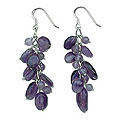 Amethyst 'Violet Clouds' Earrings (Thailand)
