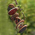 Set of 6 'Andean Whistles' Ceramic Ornaments (Peru)