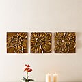 Magnolia Wall Plaque (Set of 3)