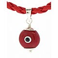 Sterling Silver Evil Eye Bracelet with Hanging Pendant