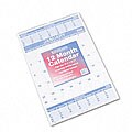 At-A-Glance 3 Months/Page Ruled Daily Blocks Wall Calendar