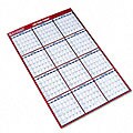 At-A-Glance Reversible and Erasable Yearly Wall Planner