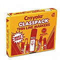 Fine Line Classpack Non-washable Markers (200 per Box)