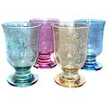 Handmade Multicolor Italian Glasses (Set of 4)