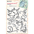 Autumn Leaves 'Flourishes 3' Clear Stamp Sheet