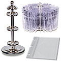 Clear Stamp Revolving Holder with 10 Sleeves