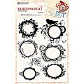 Autumn Leaves 'Round and Round' Clear Stamp Sheet