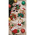'Gift Card' Ornaments Felt Applique Kit (Set of 5)
