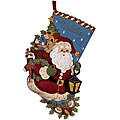 'Christmas Joy' Stocking Felt Applique Kit