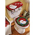 'Peek-A-Boo Santa' Bath Seat Cover Kit