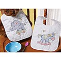 Stamped Cross Stitch Lullaby Friends Bibs (Set of 2)