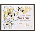 Counting Sheep Birth Record Cross Stitch Kit