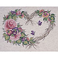 Donna Dewberry Grapevine Wreath Cross Stitch Kit