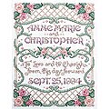 'To Love and to Cherish' Counted Cross Stitch Kit