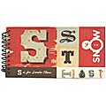 Festive Cardstock Sticker Book Kit