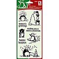 Inkadinkado Clear 'Penguin Pandemonium' Stamps