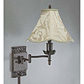 Bronze Finish Plug-in Swing Arm Lamp