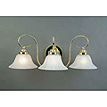 Aztec Lighting Polished Brass 3-light Vanity