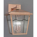 Copper Finish Outdoor Wall Light
