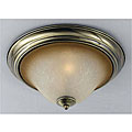 Antique Brass Flush Mount Light