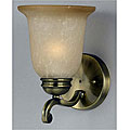 One-light Scavo Glass Antique Brass Sconce