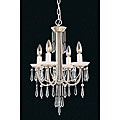 Milano Brushed Steel 4-light Mini Chandelier