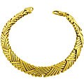 14k Yellow Gold Woven Bracelet