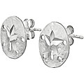 Sterling Silver Sand Dollar Earrings