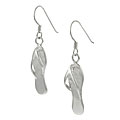 Sterling Silver Flip Flop Earrings