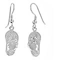 Sterling Silver Flip Flop Earrings