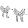 Sterling Silver Bow Earrings