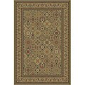 Machine-made Kerman Green Poly Rug (7'10 x 10'10)