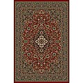 Machine-made Tabriz Red Poly Rug (7'10 x 10'10)