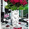 Guest Signature Ceramic Vase