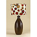 Claire Chocalate Ceramic Base Accent Lamp