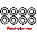 Amphetamine Ceramic Silver Skateboard Bearings