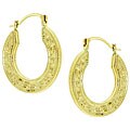 10k Yellow Gold Hoop Earrings
