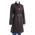 Via Spiga Women's Belted Cotton Rain Coat