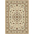 Machine-made Golestan Medallion Cream Rug (6'7 x 9'6)